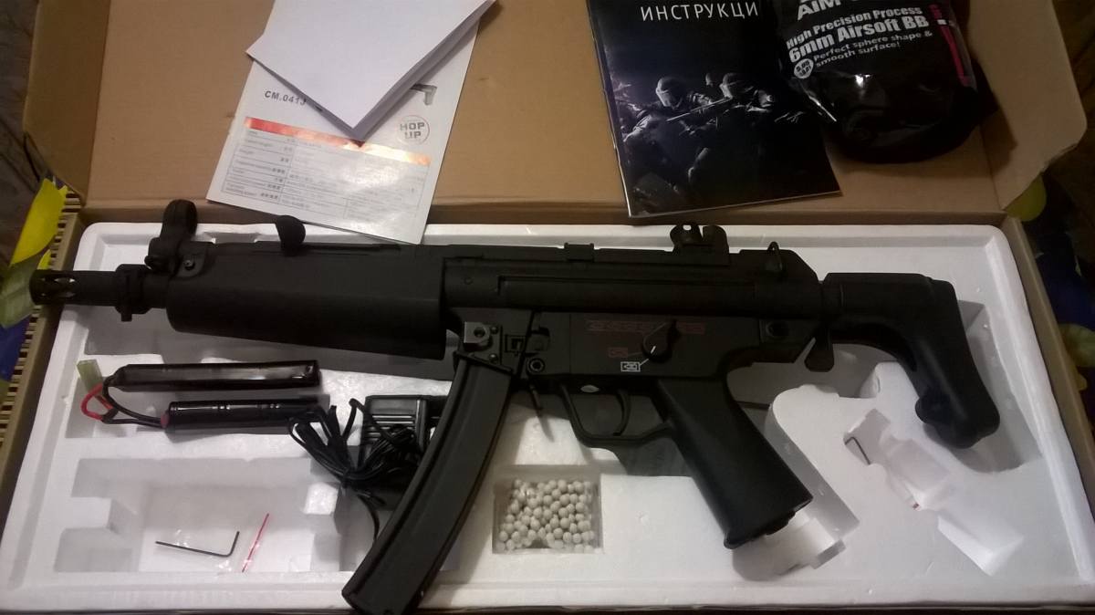 Купить Пистолет-пулемет Cyma MP5N (CM041J) Cyma  за 7000 руб для страйкбола