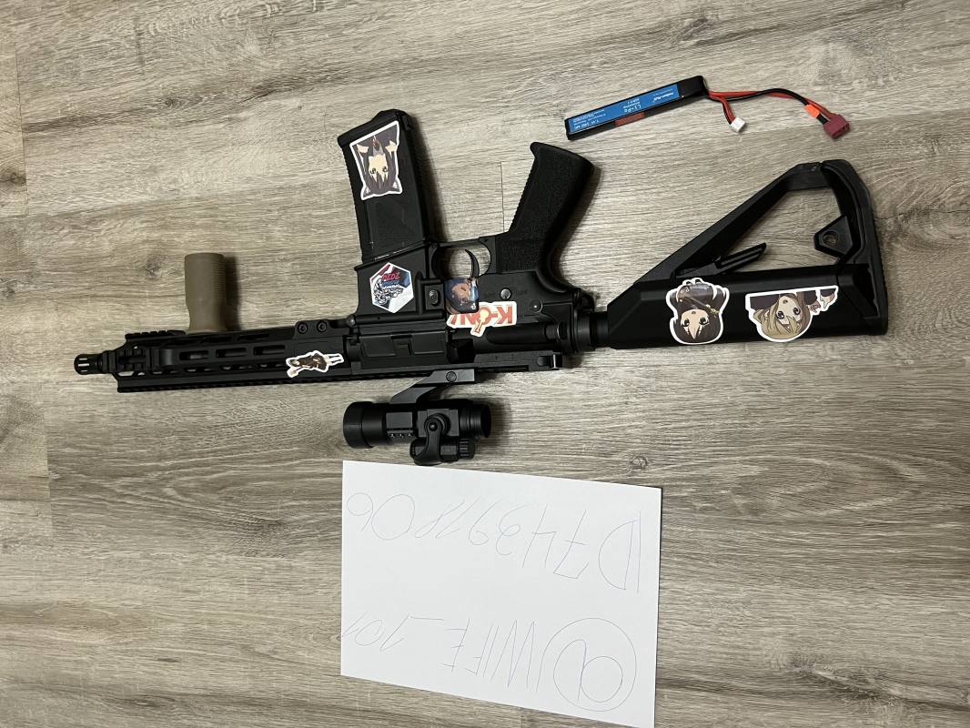 Купить LWT MK-I CQB 10" AEG SPORT BK (AT-ST01-CQ-BK arcturus  для страйкбола